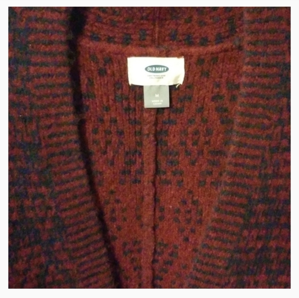 NWT Old Navy open front knit sweater Size M